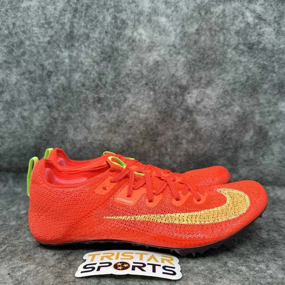 Nike Zoom Superfly Elite 2 Track Shoes Mens Size 12 Crimson Lime FZ9662-600